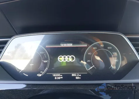 2023 Audi E-Tron Sportback Premium Plus S Line Quattro from USA, damaged, VIN WA12AAGE8PB025637